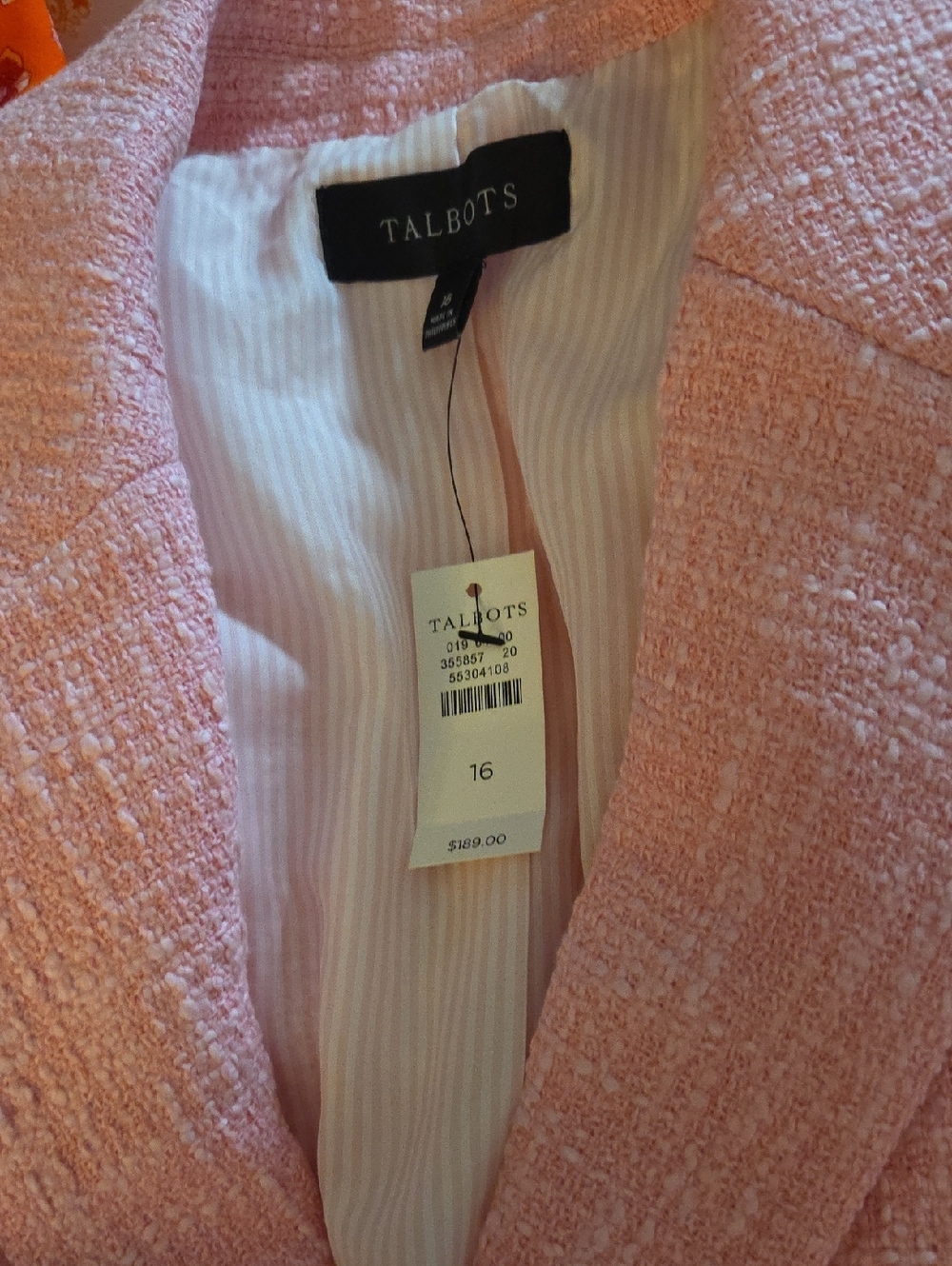 Talbots NWTs Tweed Blazer - Picture 3 of 3